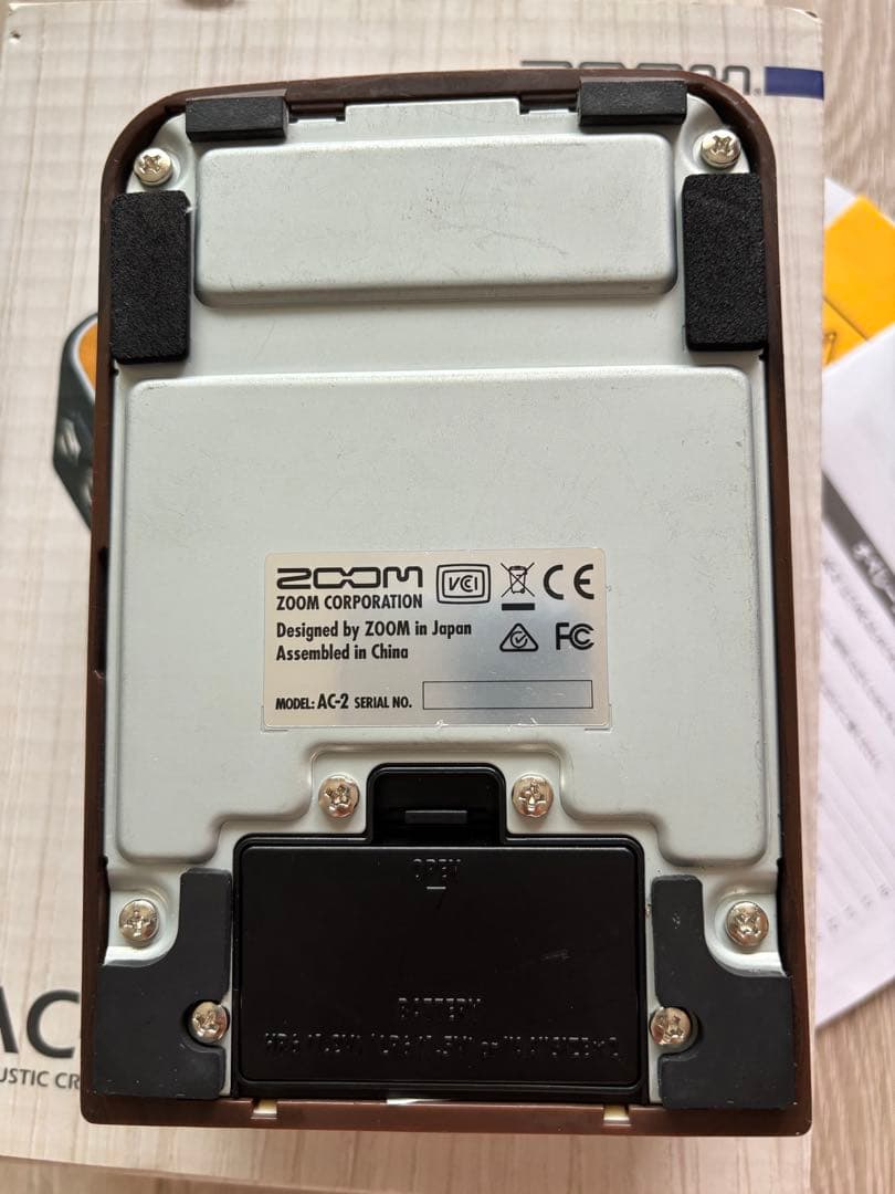 ZOOM AC-2 アコースティックエフェクター