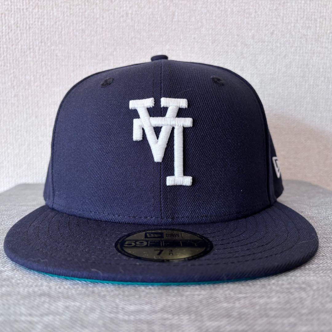 【海外限定】ニューエラ ロサンゼルスドジャース 59FIFTY グロウネイビー