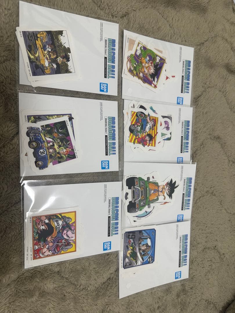 ゲンキダマツリ DRAGON BALL 原作 表紙 ステッカー 全42種 コンプ