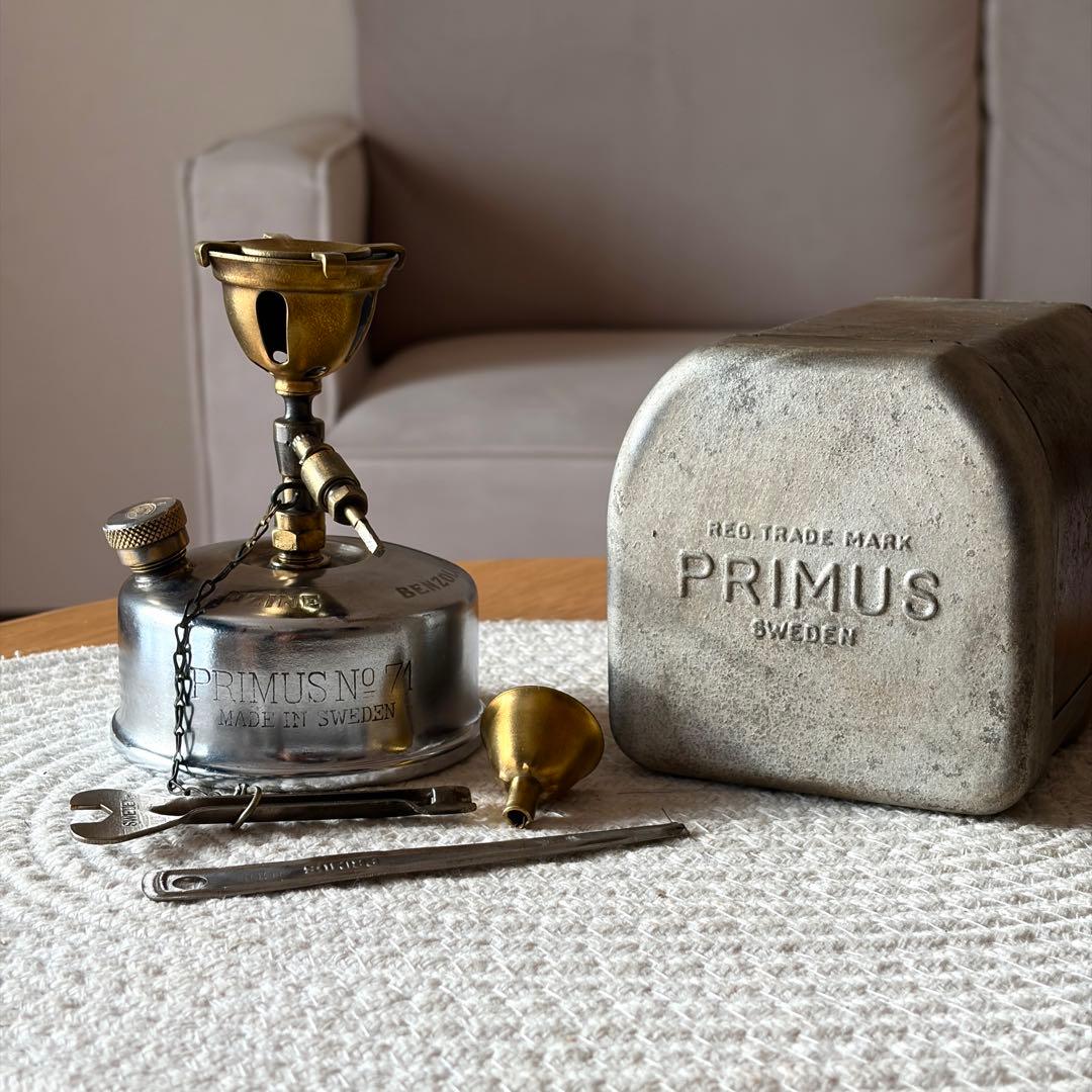 Primus プリムス 71 ストーブ クッカー メッキタンク シングルバーナー