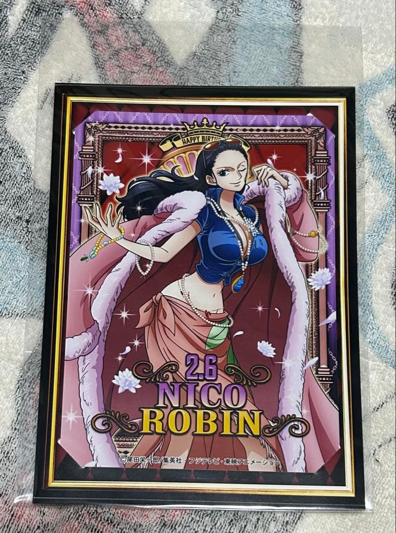 ワンピース ONE PIECE 輩 バースデーブロマイド ロビン
