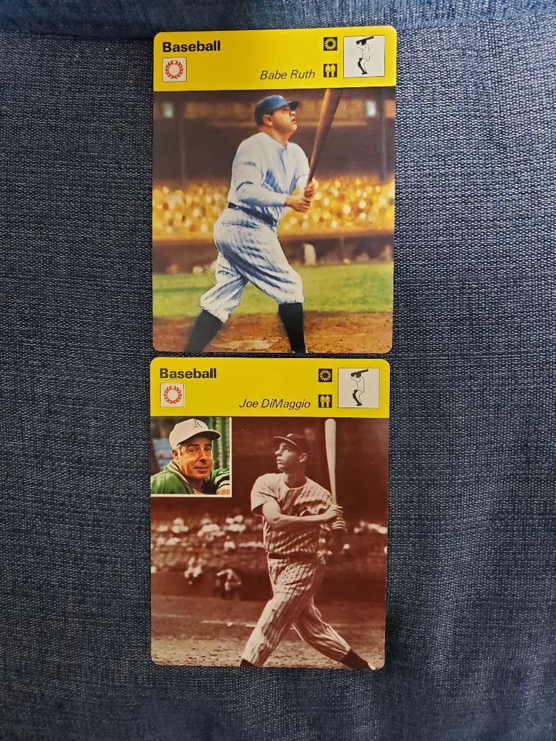 【超希少】★1977年カードMLB★ベーブルース、ディマジオ、ロビンソン他★