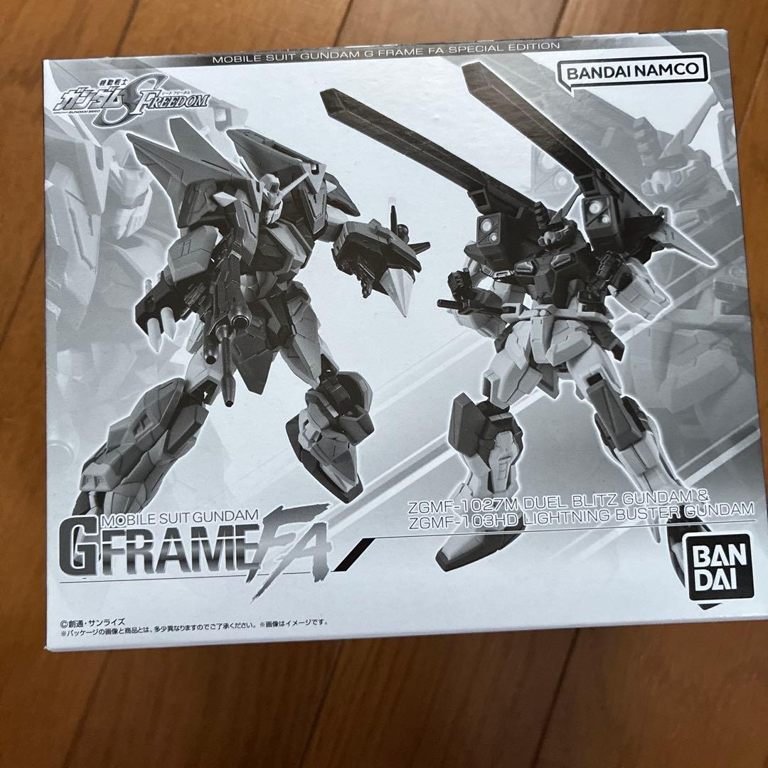 GフレームFA デュエルブリッツガンダム＆ライトニングバスターガンダム