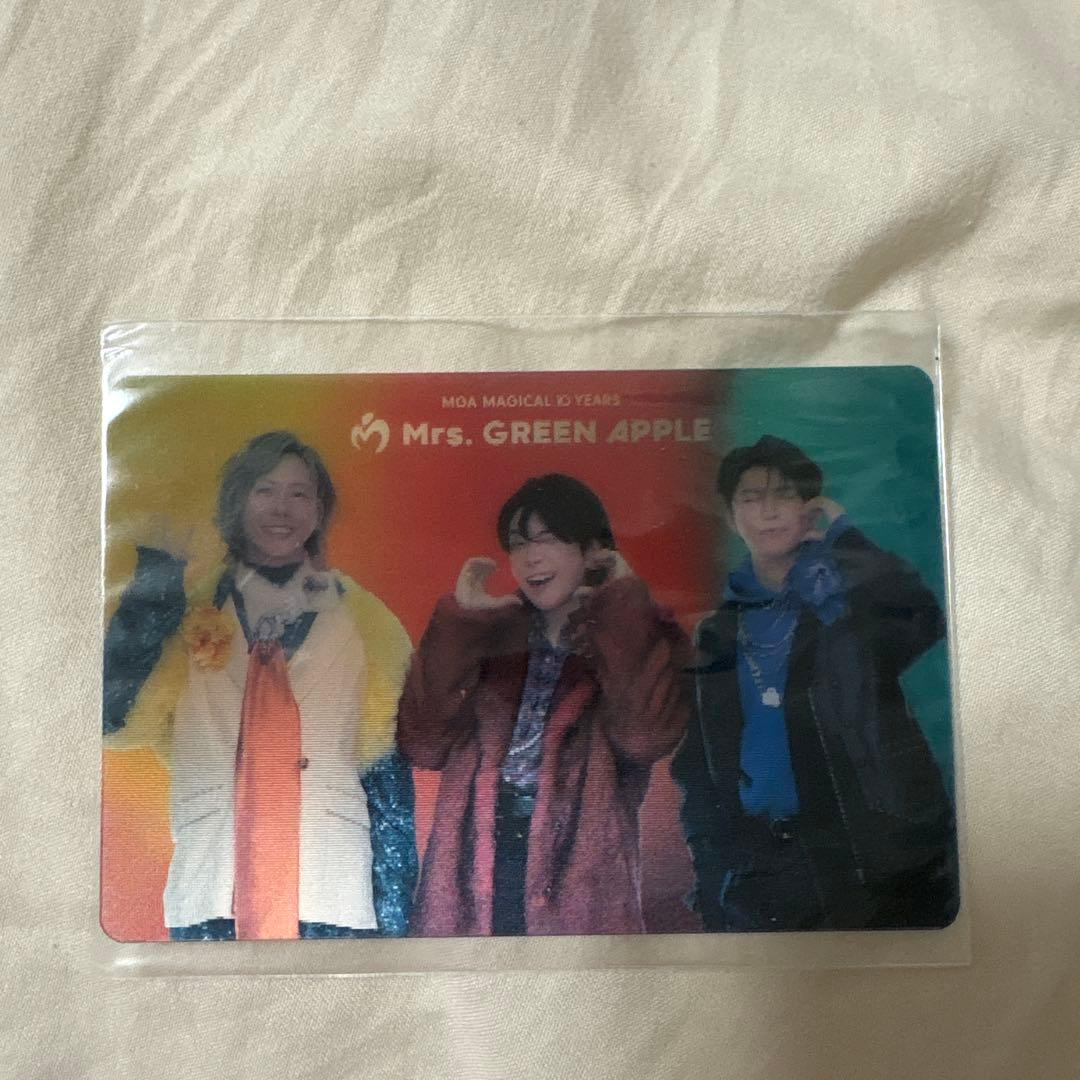 Mrs. GREEN APPLE メメル キーホルダー＋レンチキュラーカード