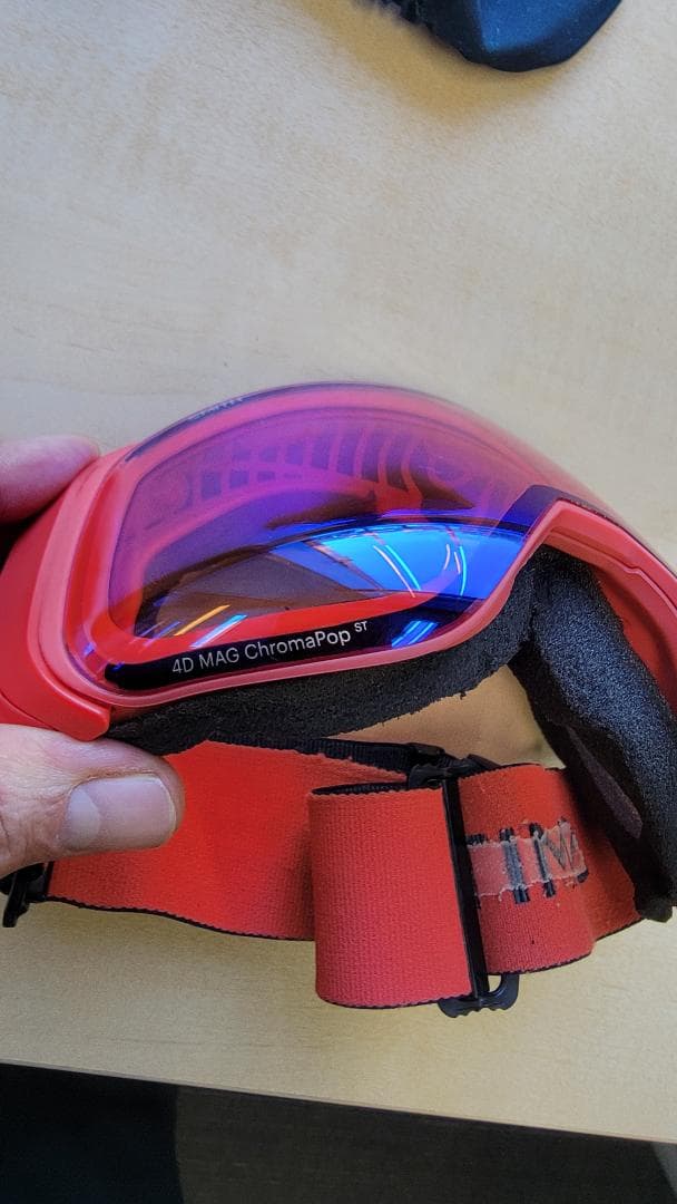 最上モデル SMITH 4D MAG ゴーグル ChromaPop 2枚付き