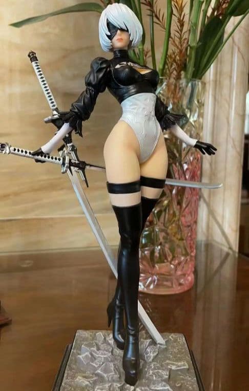 ニーアオートマタ　2b　ヨルハ　黒　フィギュア