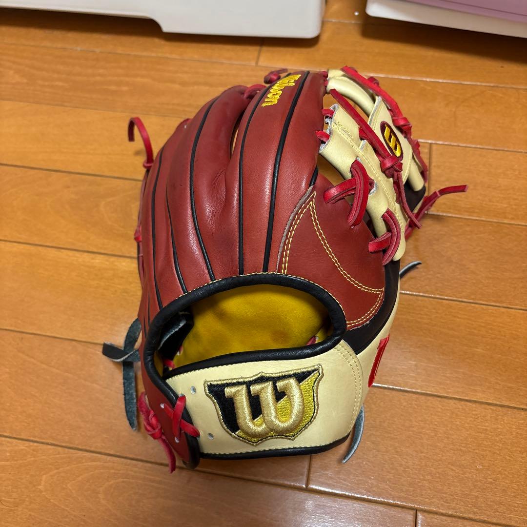 黒*師様 ウィルソン オーダー 店舗別注軟式 内野用 グローブ 87