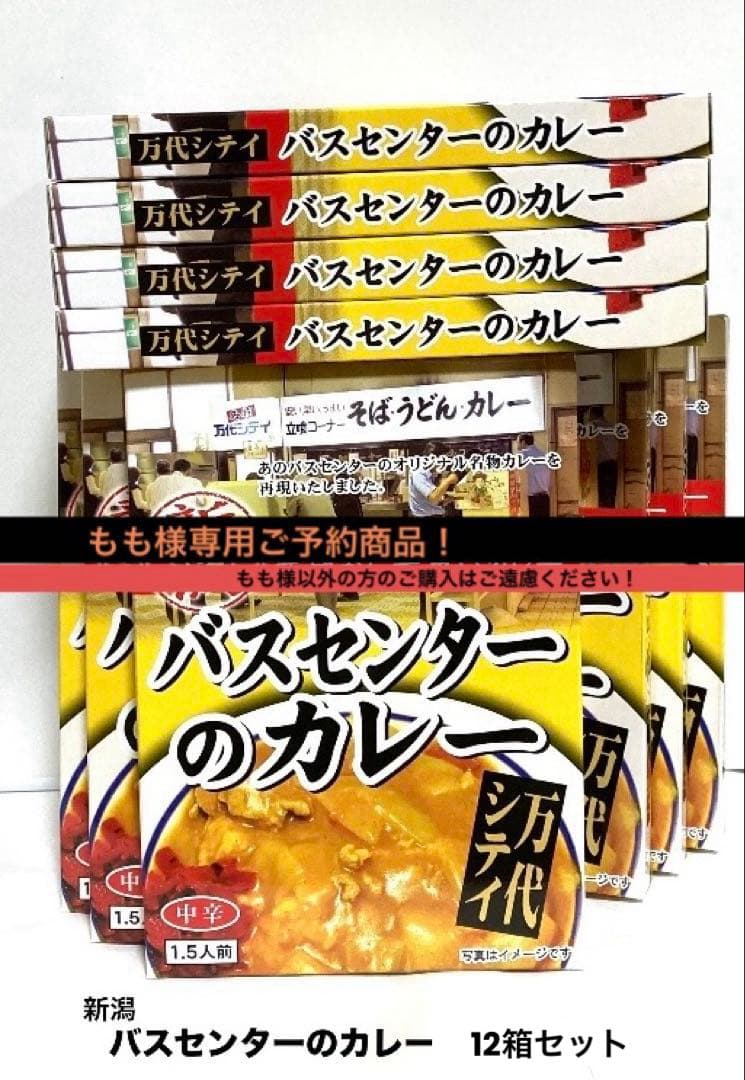 【もも！】新潟 バスセンターのカレー　12個セット