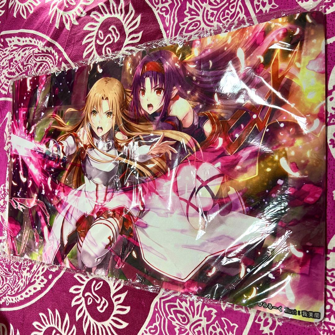 ソードアートオンライン アスナ ユウキ A ぴらるーく プレイマット