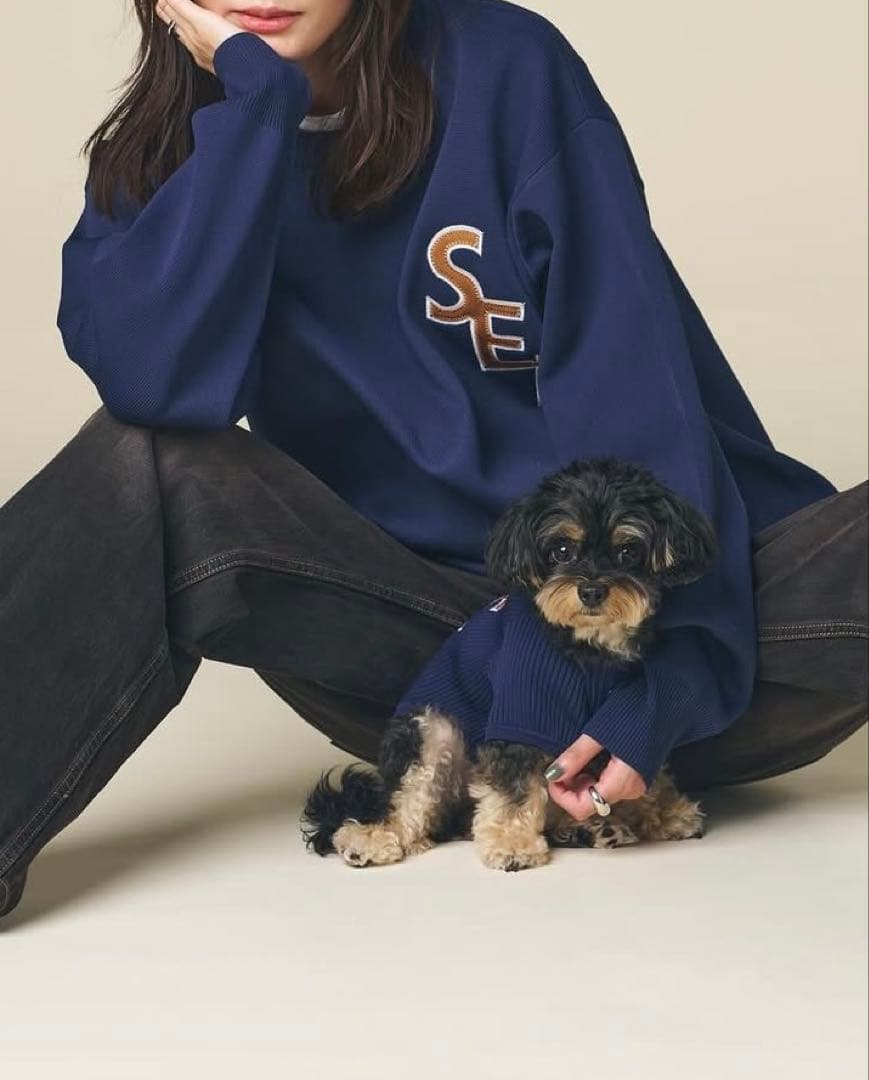 メンズウェア WIND AND SEA Patch Crew Sweater \"Navy\"