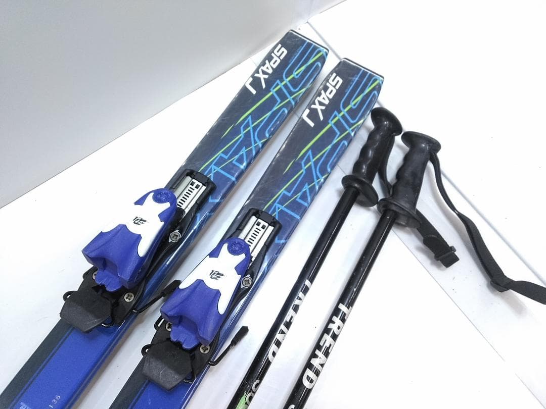 ジュニアスキー4点セット カザマ 130cm ブーツ ビッグホーン 22cm ◇