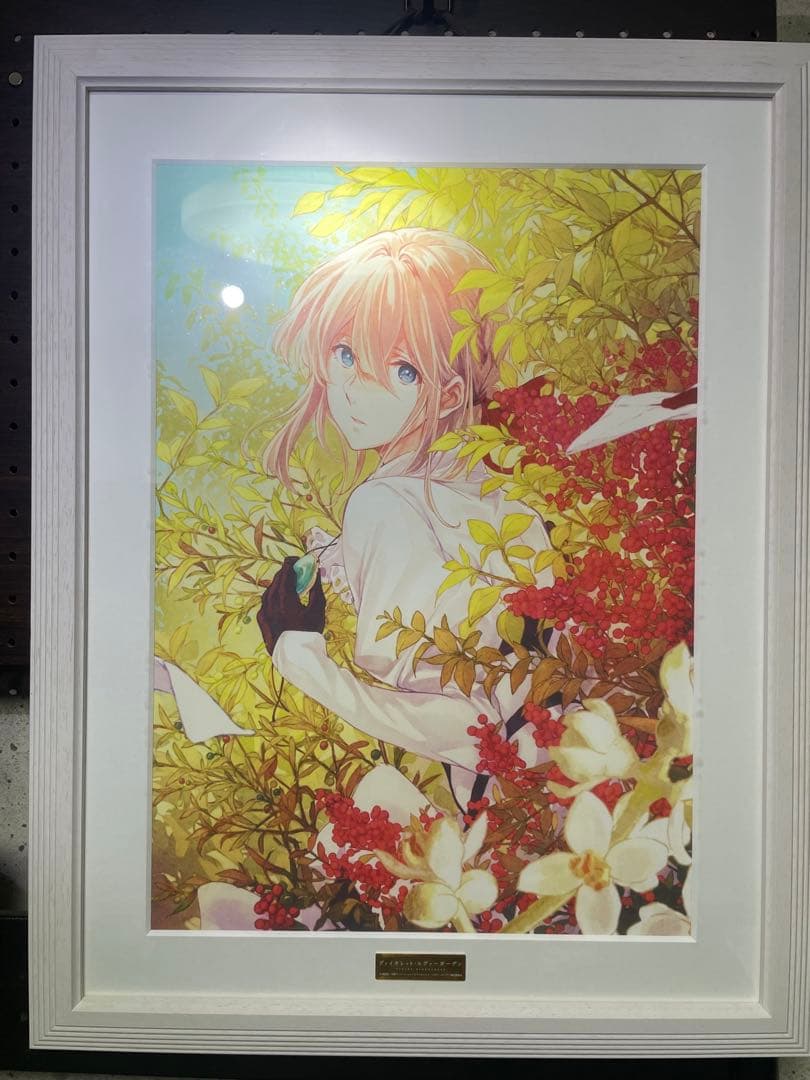 ヴァイオレットエヴァーガーデン 額装アート 複製原画 グッズ