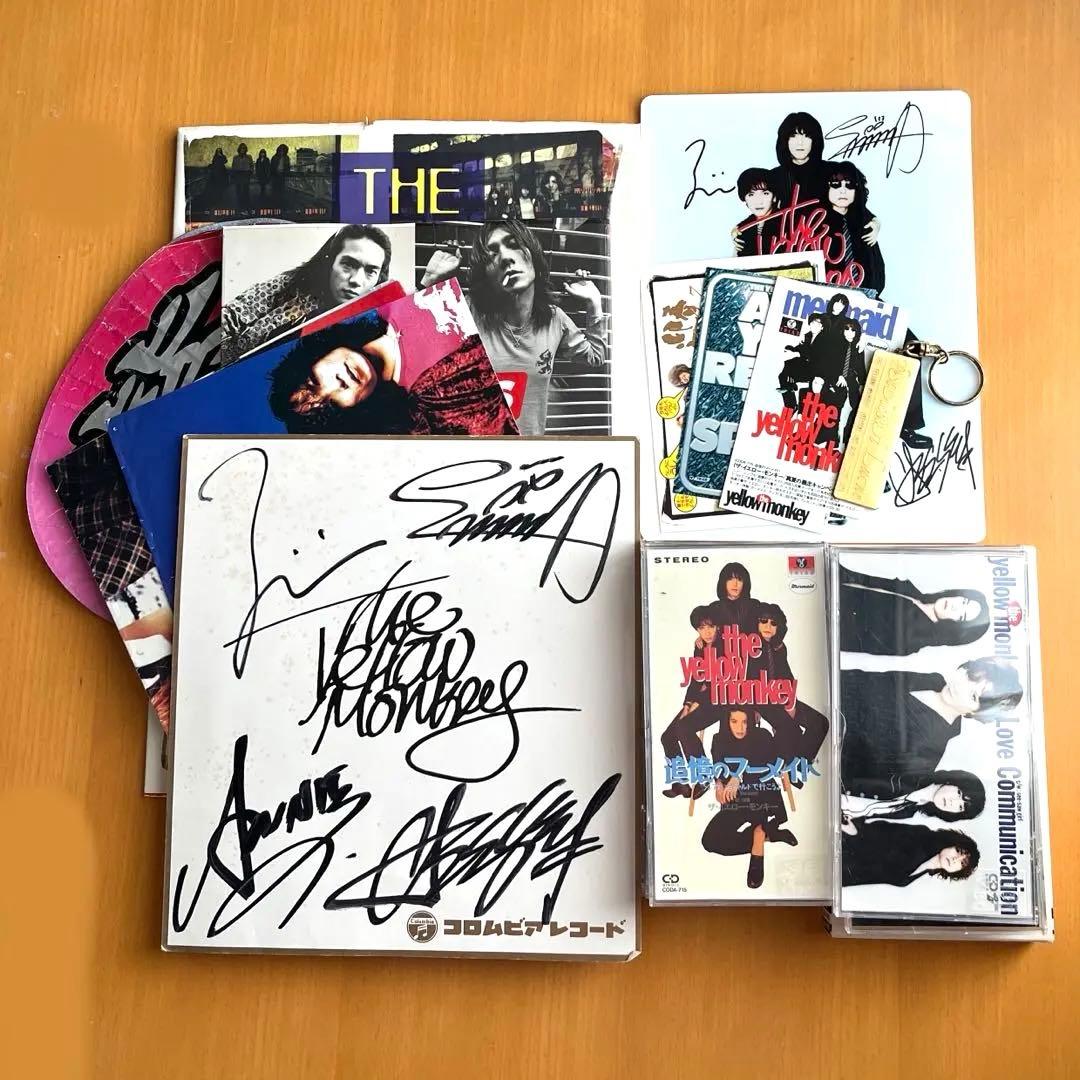 THE YELLOW MONKEY サイン CD FC限定グッズ等まとめ売り