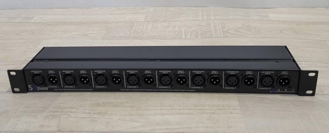 【美品】ART S8 3WAY マイクスプリッター 3分配 8チャンネル