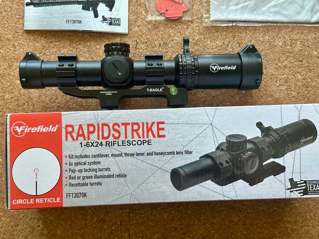 Firefield Rapidstrike 1-6x24 20mm対応マウント付