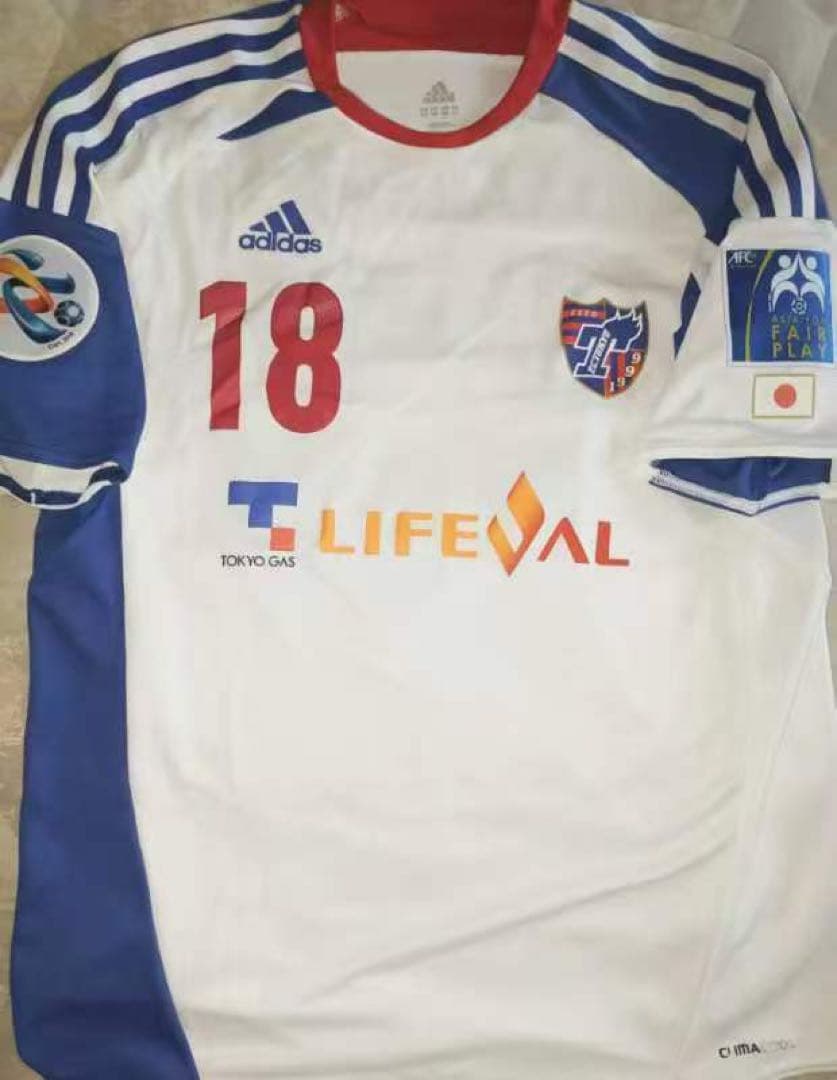 2012ACL FC東京石川選手 18番 サッカーシャツ