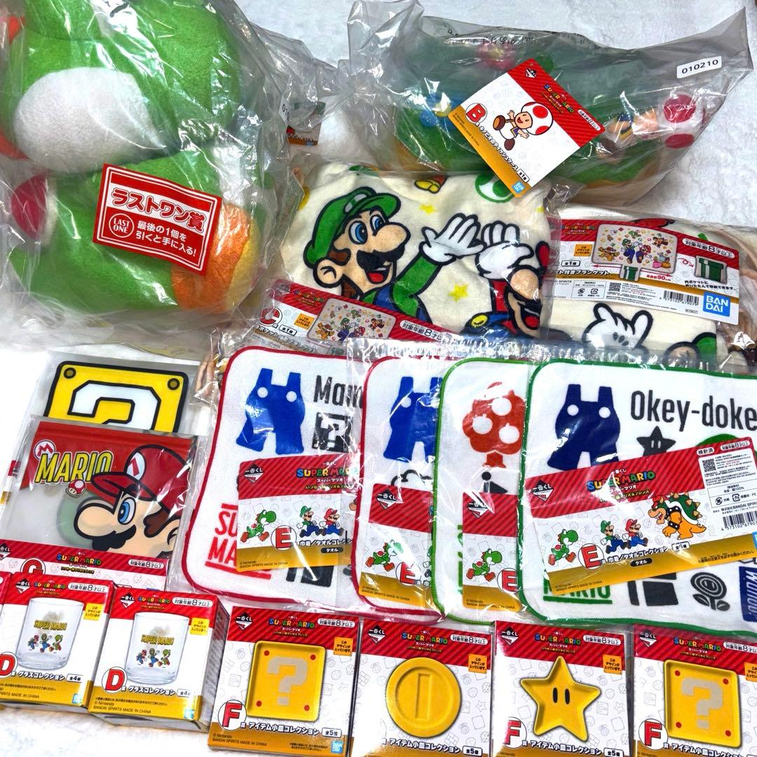 スーパーマリオ　一番くじ　1番くじ　17点セット