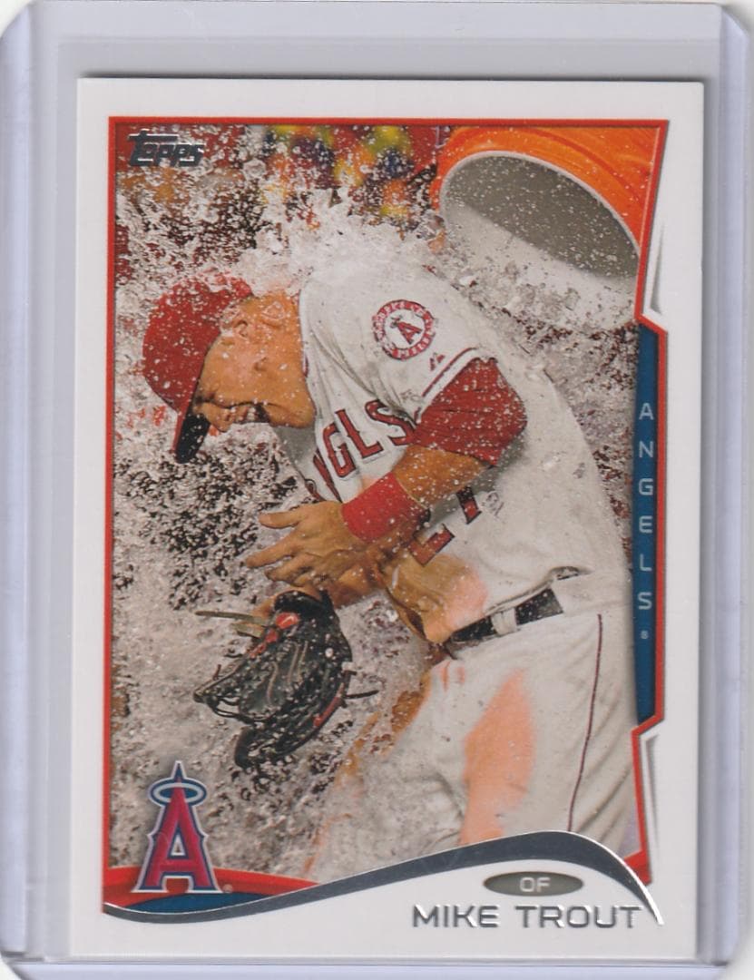 2014 Topps SSP マイク・トラウト　GATORADE イメージ