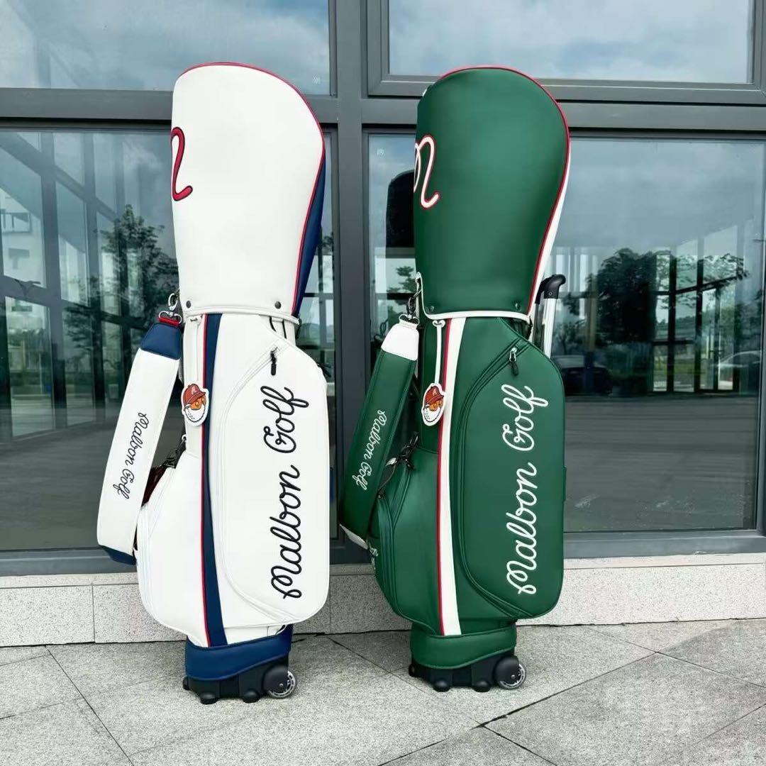 マルボンゴルフバッグ malbon golf キャディバッグ  キャスター型