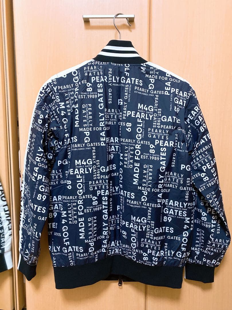 新品♡ パーリーゲイツ リバーシブル ベスト 4way 中綿 ダウン 総柄