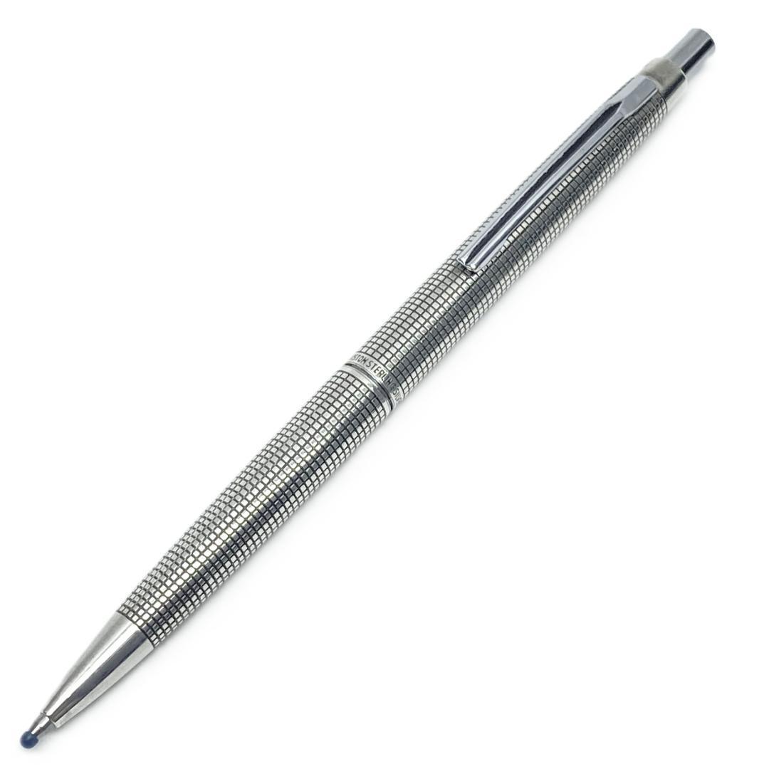 PILOT カスタム スターリングシルバー 格子柄 ボールペン