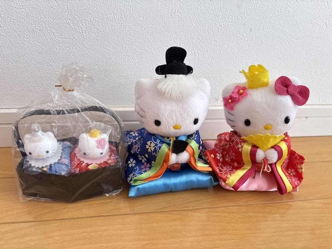 ハローキティ キティちゃん ダニエル ひな祭り お雛様 ぬいぐるみセット お手玉