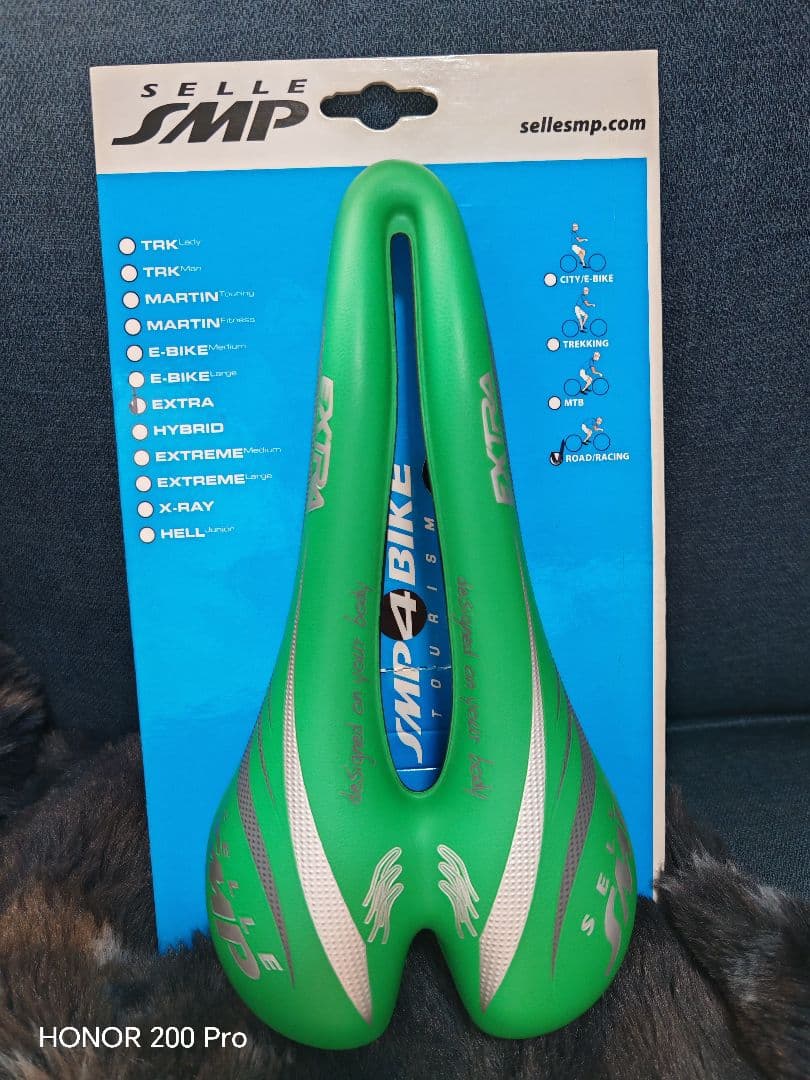 Selle SMP Extra グリーンサドル