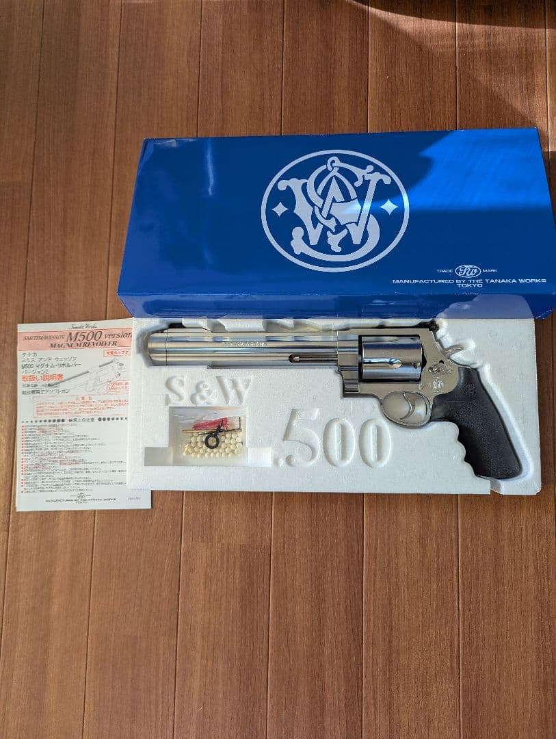 タナカワークス　S&W M500 ステンレス　8インチ　ガスリボルバー6mm