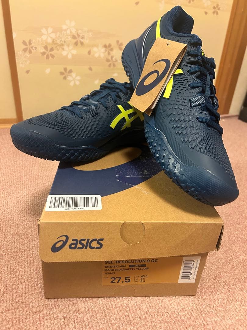 asics Gel-Resolution 9 OC 27.5cm オムニクレー