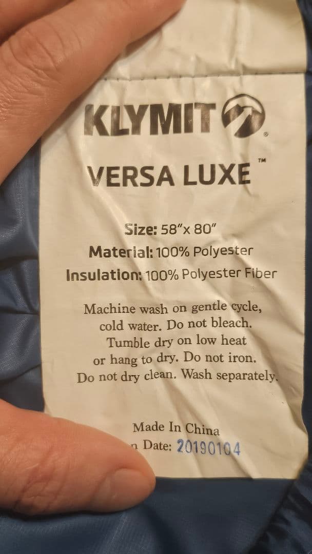 クライミット　ブランケット　Versa Luxe Blanket