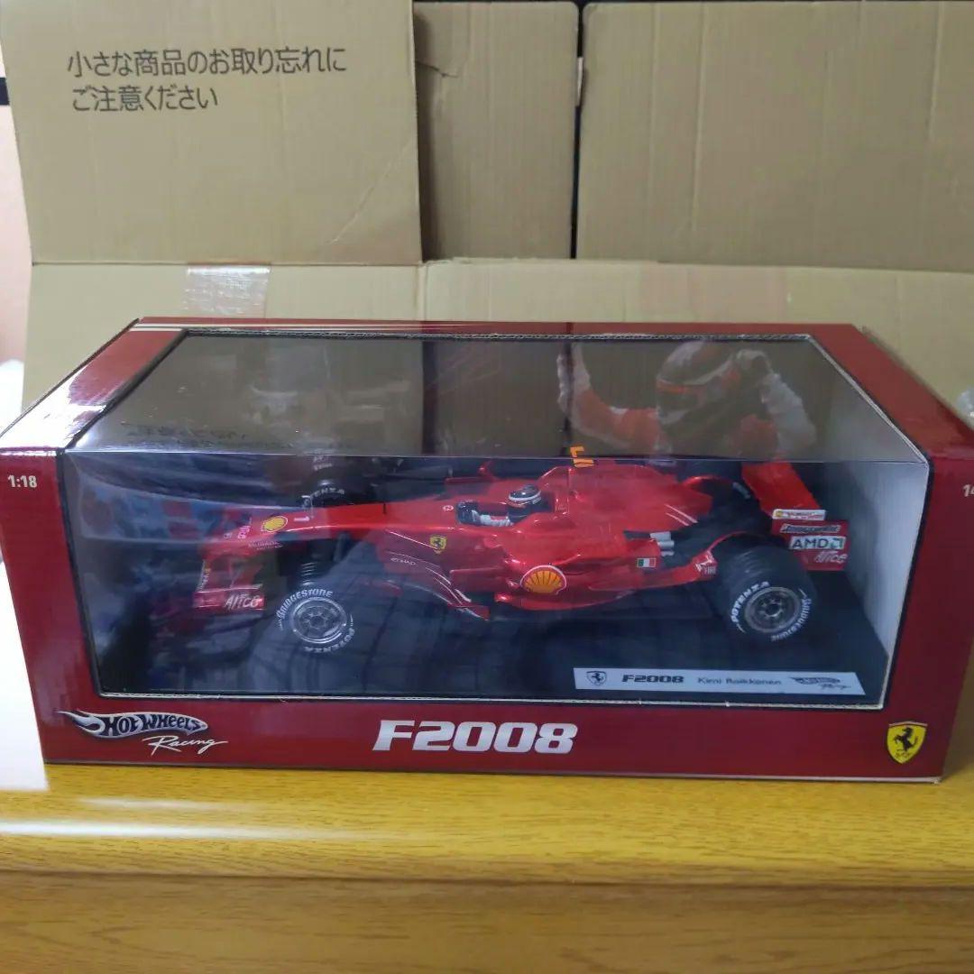 ぺち 1/18 フェラーリ　f2008 ライコネン
