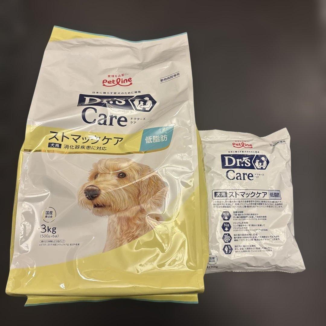 ドクターズケア　犬用ストマックケア低脂肪　ドッグフード　3Kg +400g