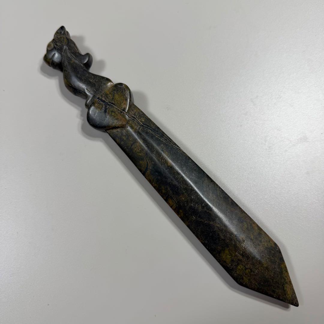 隕石　剣　24cm 磁石反応