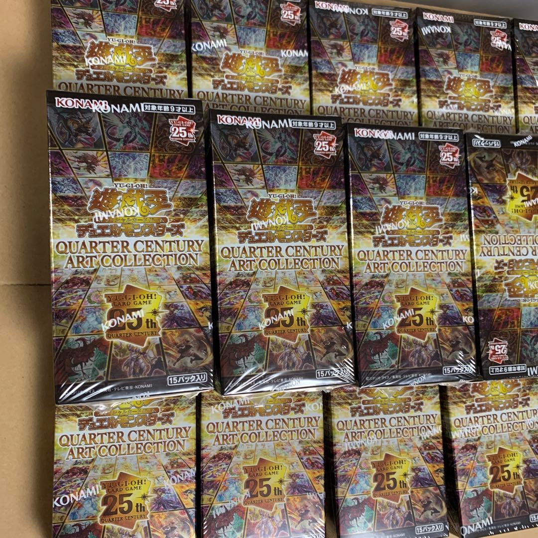 遊戯王　クオーターセンチュリーアートコレクション18BOX シュリンク付き