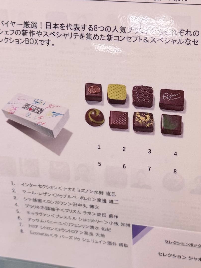 新品未開封 サロンデュショコラ2026 セレクションボックス