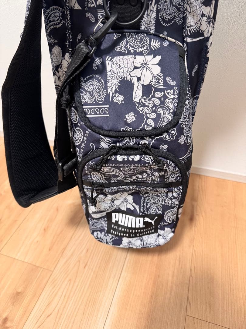 ゴルフキャディーバック　キャディーケース　プーマ　美品　おしゃれ　柄