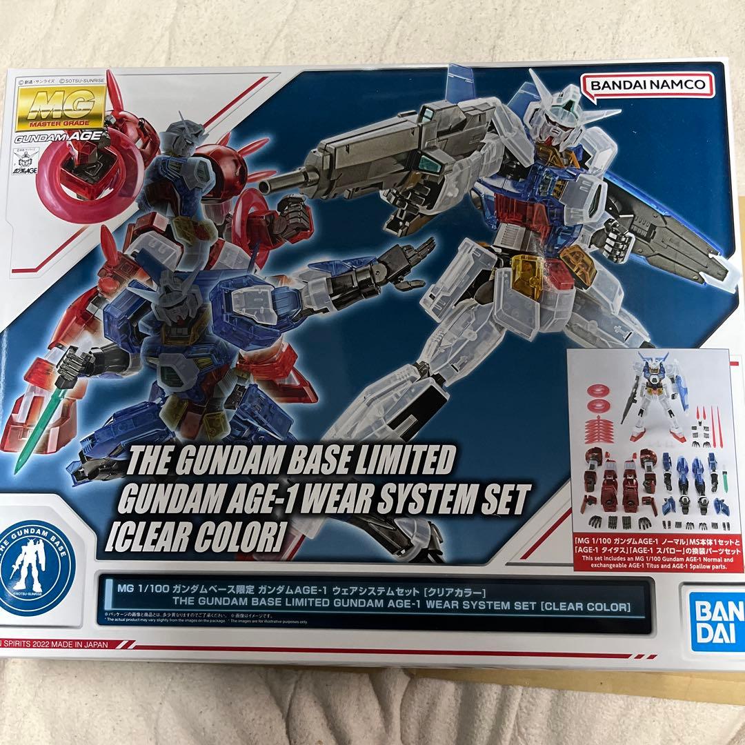MG ガンダム AGE-1ウェアシステムセット[クリアカラー]