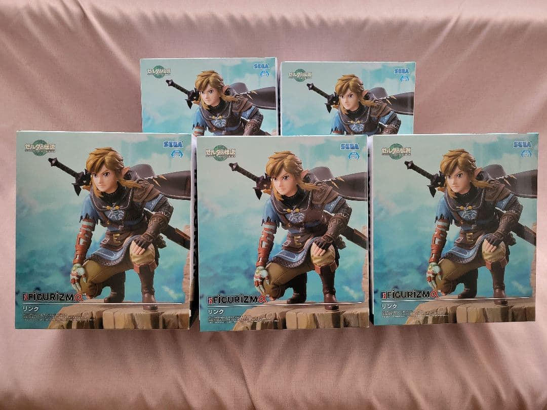 ゼルダの伝説 リンク FIGURIZMα フィギュア 5個セット