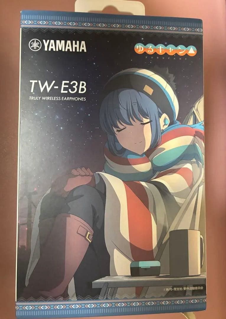YAMAHA TW-E3B ライトブルー ゆるキャン　ワイヤレスイヤホン