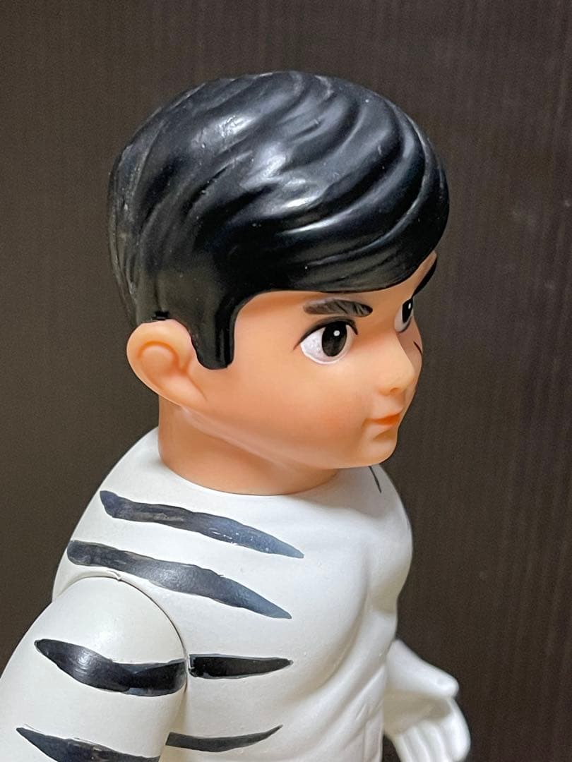 中嶋製作所　タイガーマスク　ソフビ　グレートゼブラ　リペイント品面取れフィギュア