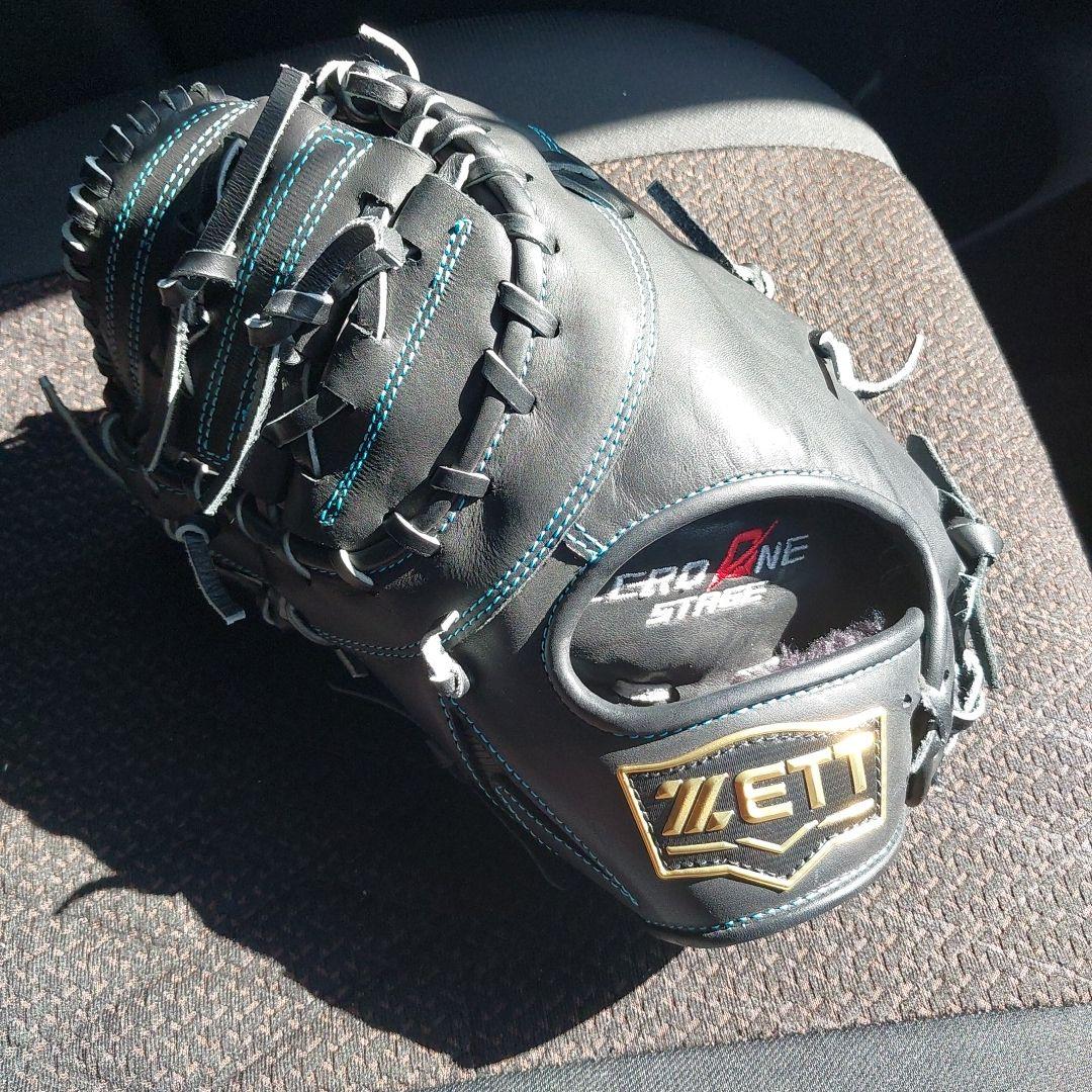左　ZETT 野球 一塁手 ジュニア 少年軟式ファーストミット ゼロワンステージ