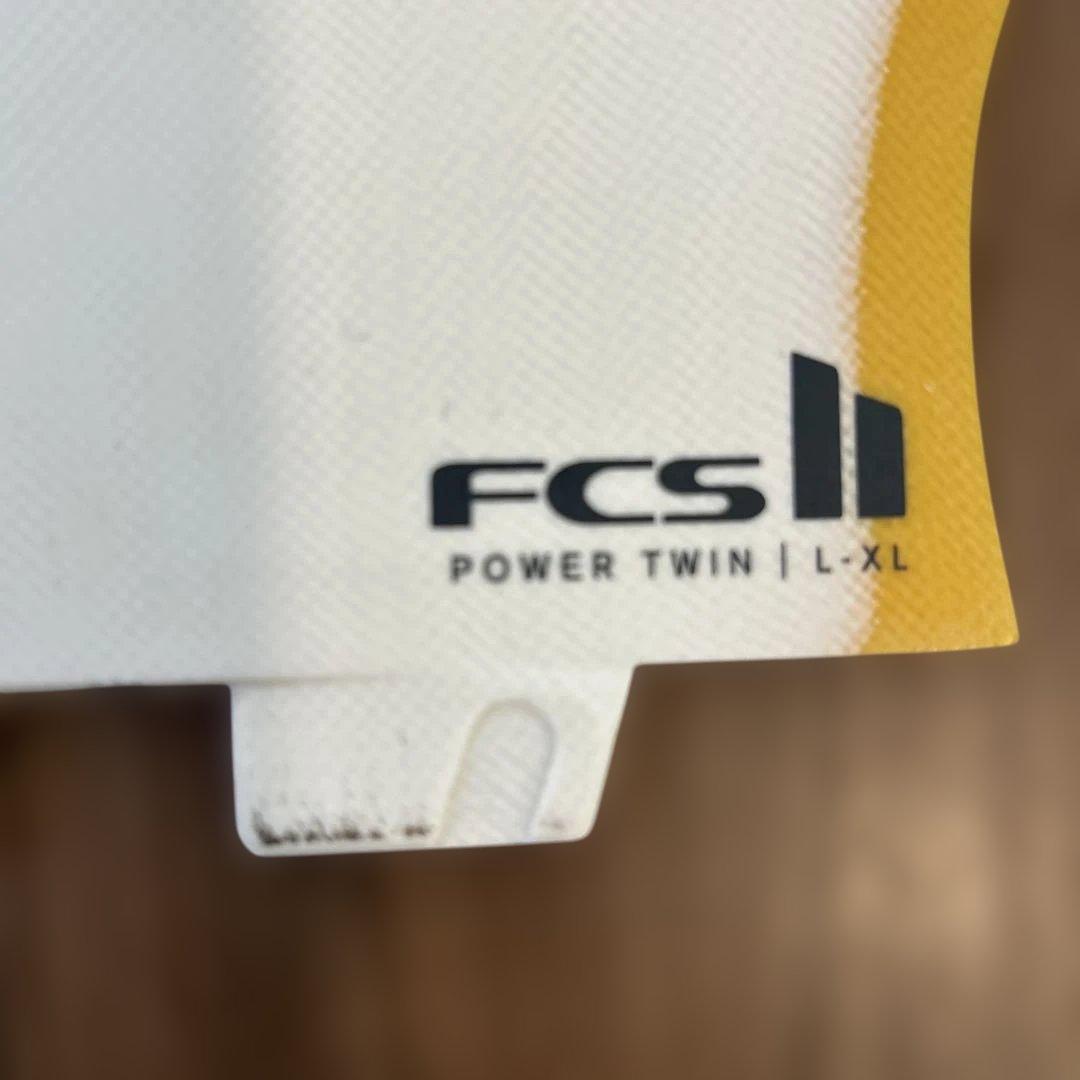 3本セット FCS2 POWER TWIN フィン L-XL TWIN トライ