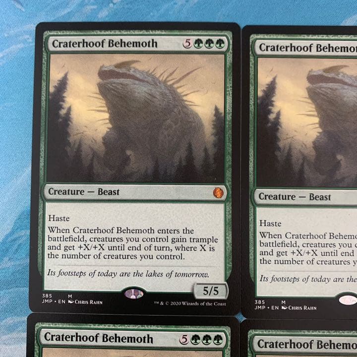 MTG 4枚 孔蹄のビヒモス