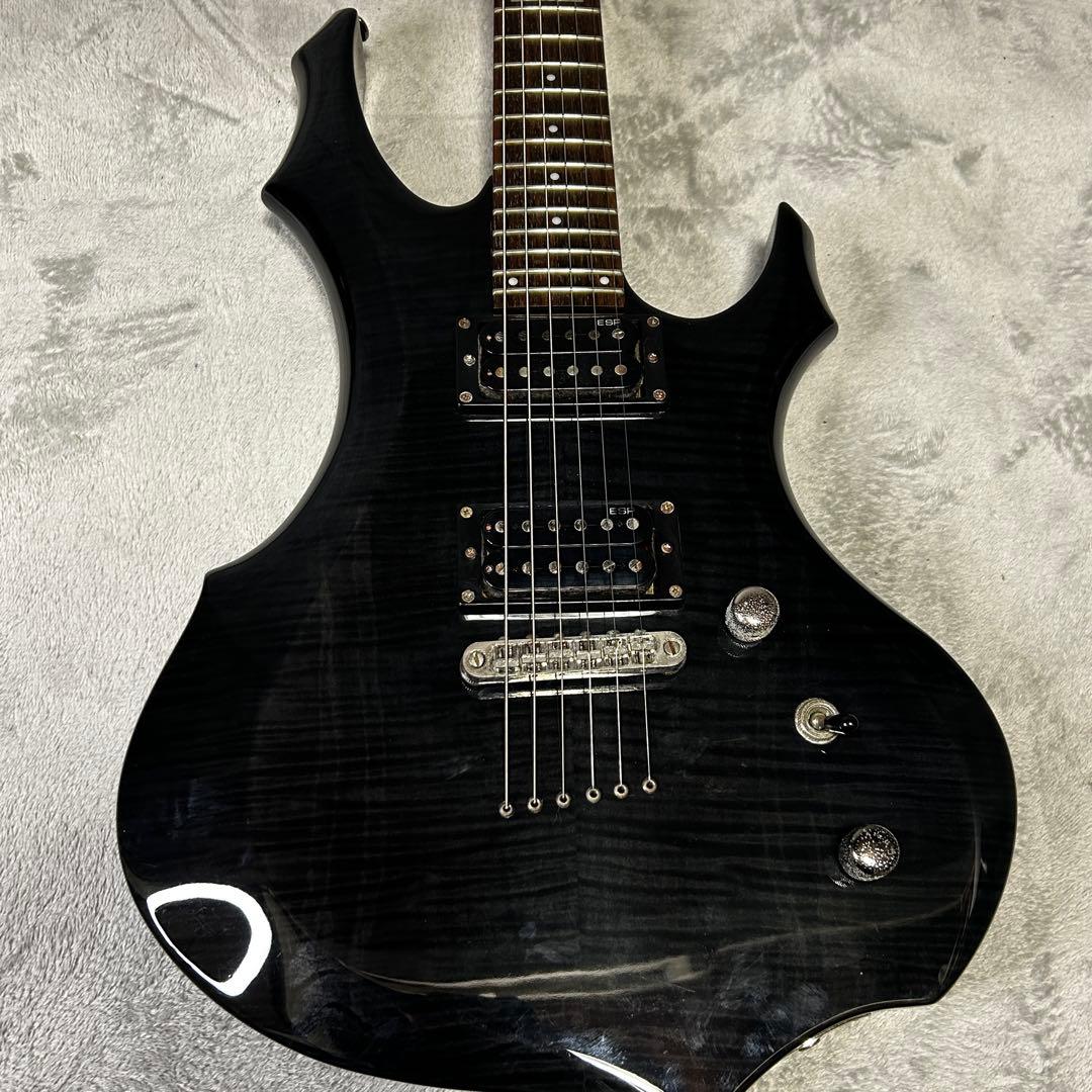 【希少•メンテ済み】 ESP F-100FM 海外展開モデルフレイムメイプル