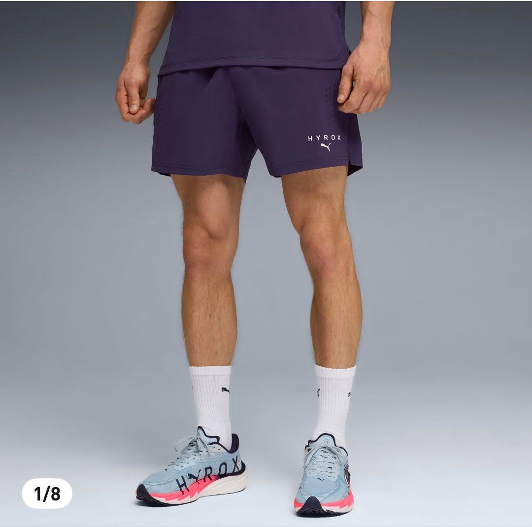 PUMA HYROX ダークパープル ショーツ