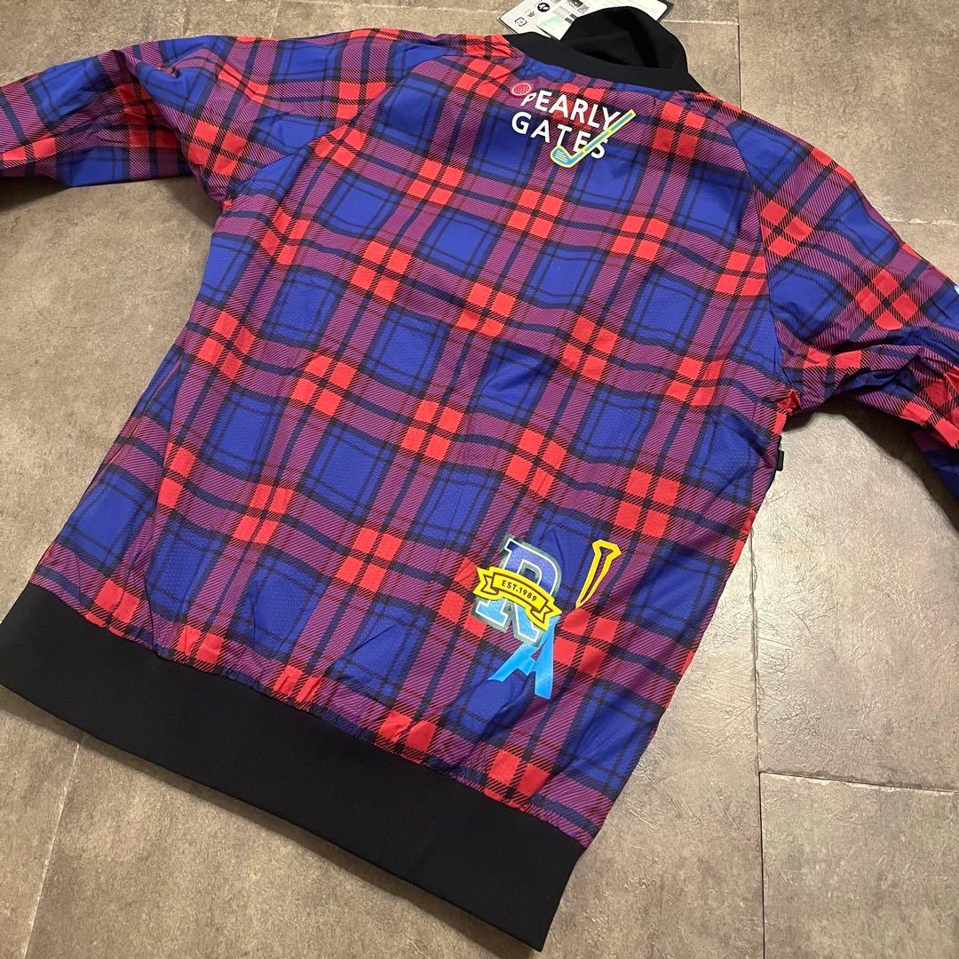 【新品】パーリーゲイツ ナイロンストレッチハニカム Rチェック 定価61600円
