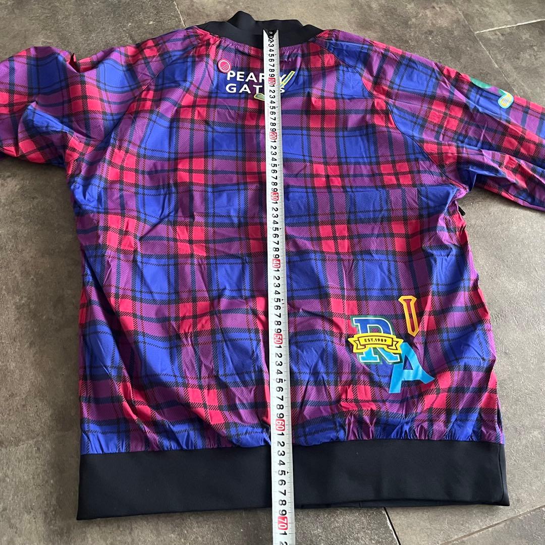 【新品】パーリーゲイツ ナイロンストレッチハニカム Rチェック 定価61600円