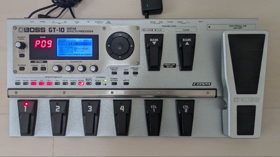 BOSS GT-10 通電確認済 動作未確認 現状