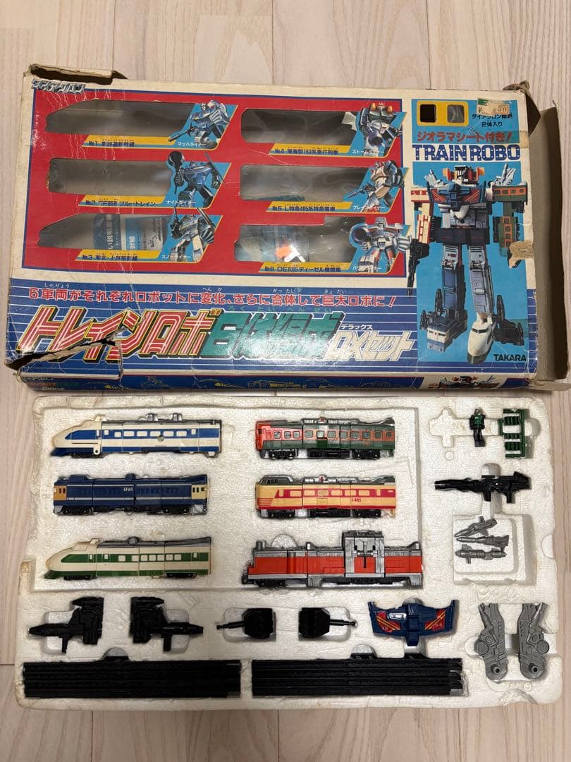 ダイアクロン トレインロボ 6体編成 DXセット　デラックスセット TAKARA