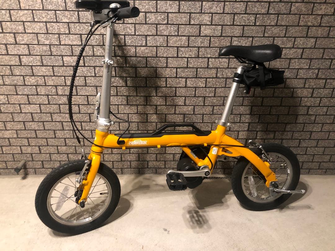 送料込み　電動　折り畳み自転車ログアウトランクeアサヒ